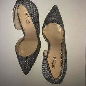 Michael Kors Silver Pumps Size 6.5